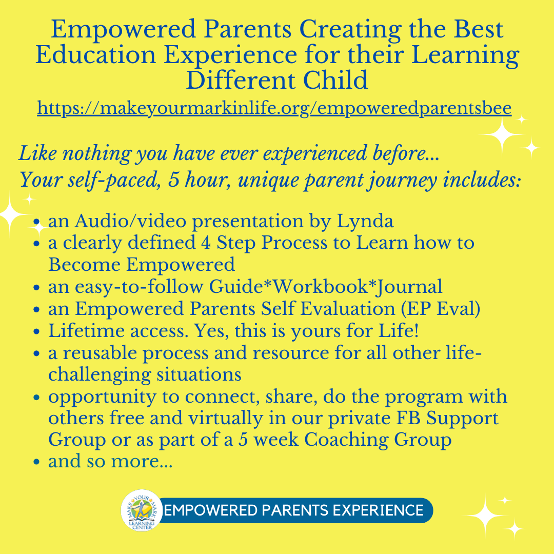 Empowered Parents Creating the Best Education Experience for their Learning Different Child Autism from the Inside