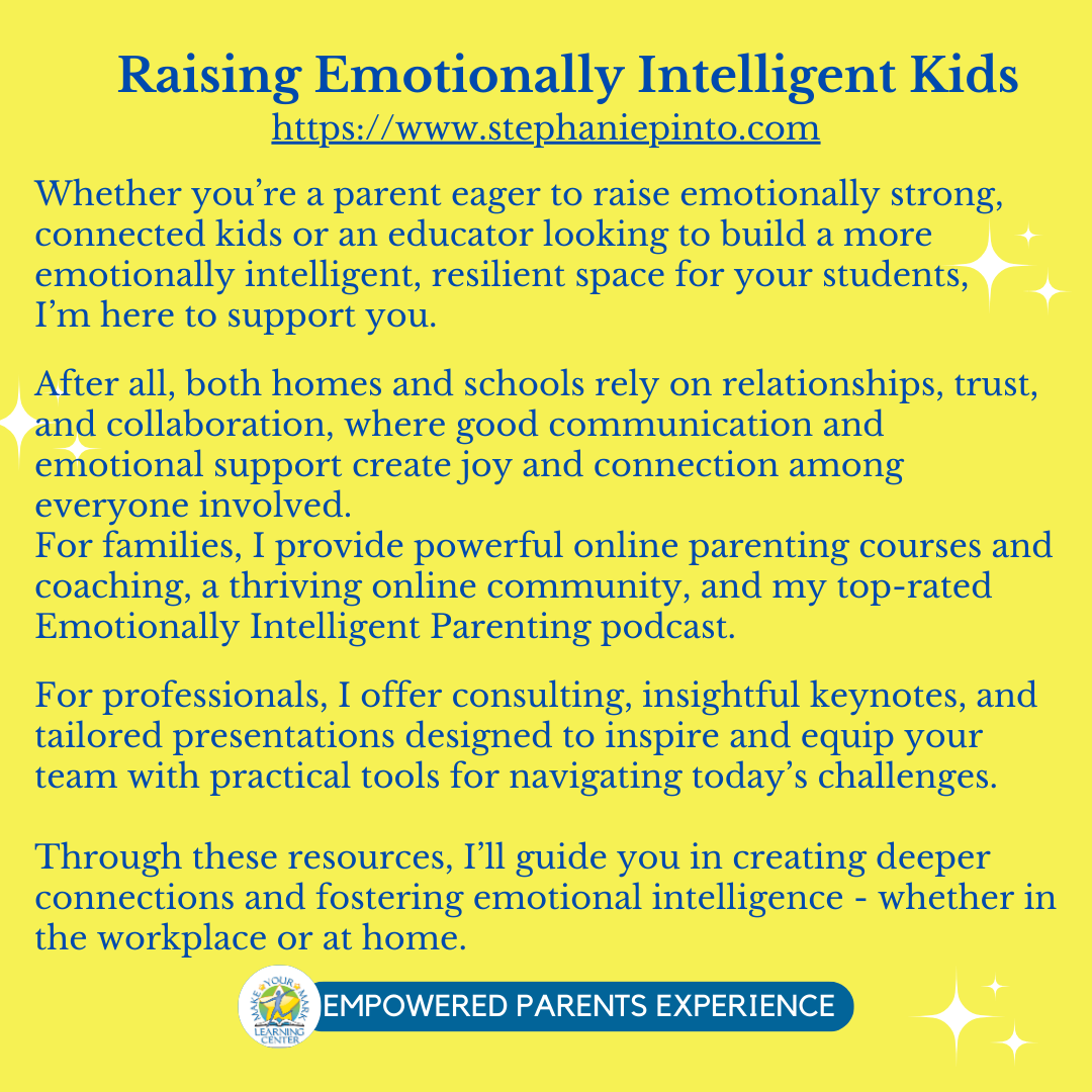 Raising Emotionally Intelligent Kids Positive Behavior Support Home & Community Network